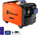 Foursun All‑in‑One‑Diesel‑Luftheizer 8 kW 12V, APP‑&‑Bluetooth‑Steuerung, Höhenanpassung bis 5000 m, Mehrsprachige Sprachausgabe, Parkheizung für Wohnmobil, LKW, Zelt, Boot, Garage