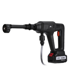 MUDIRO 4.0Ah 200Bar 3500W High Pressure Cordless Car Washer 6-in-1 Multi-Function Nozzle Car Cleaning Water Gun