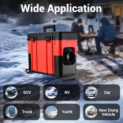New Mudiro 12V 8KW Diesel Air Heater Toolbox All In One Parking Heater Portable with Remote Control and LCD for RV Trailer Camper Boat