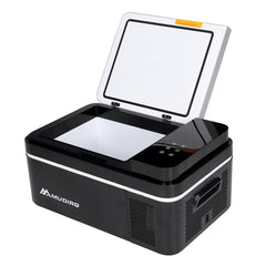 Mudiro 12V Tragbarer Autokühlschrank 21L/25L -4℉~68℉ Gefrierschrank Kompressor Kühler Kühlschrank Für Auto,Camping,Reisen,Angeln,Outdoor