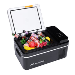 Mudiro 12V Tragbarer Autokühlschrank 21L/25L -4℉~68℉ Gefrierschrank Kompressor Kühler Kühlschrank Für Auto,Camping,Reisen,Angeln,Outdoor