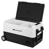 Pre-Sale Mudiro 12V Car Refrigerator with bluetooth 35L/55L Compressor Cooler for Car Home 12/24V DC 110/240V AC