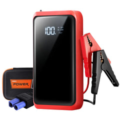 T48-60 Car Jump Starter 2000A Portable Battery Charger for Gasoline 3.0L Diesel Engines 2.0L 12V Vehicles SUVs Trucks LED Light